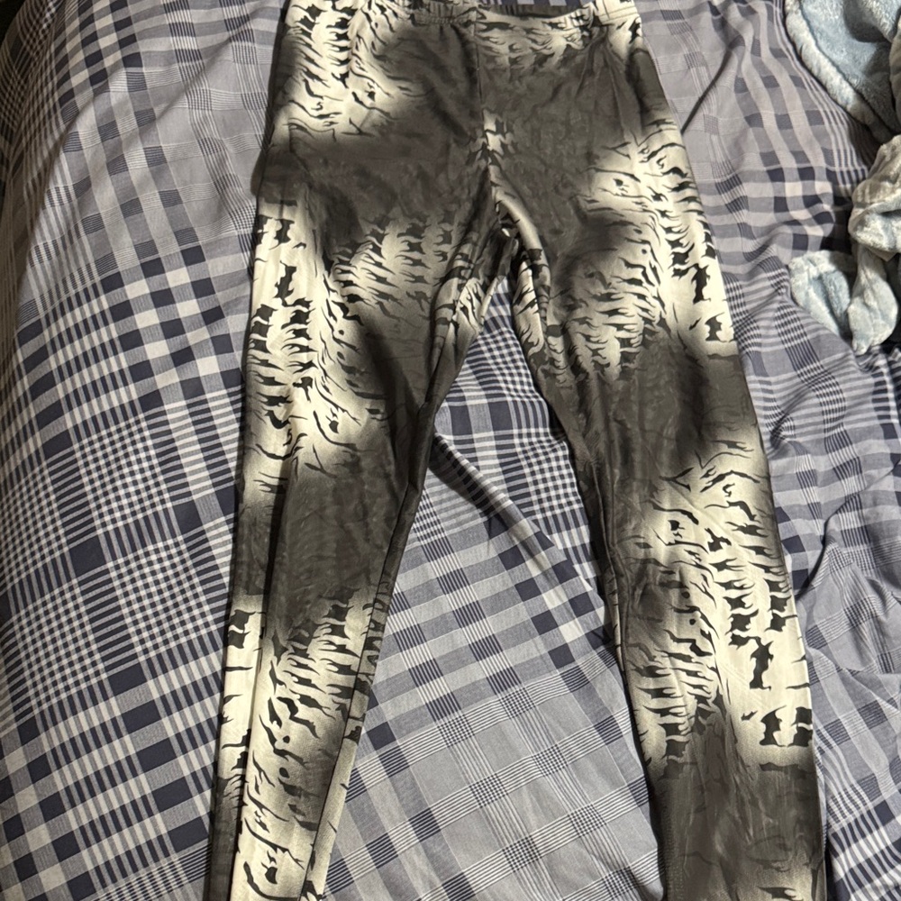 Stylish Black and White Leggings